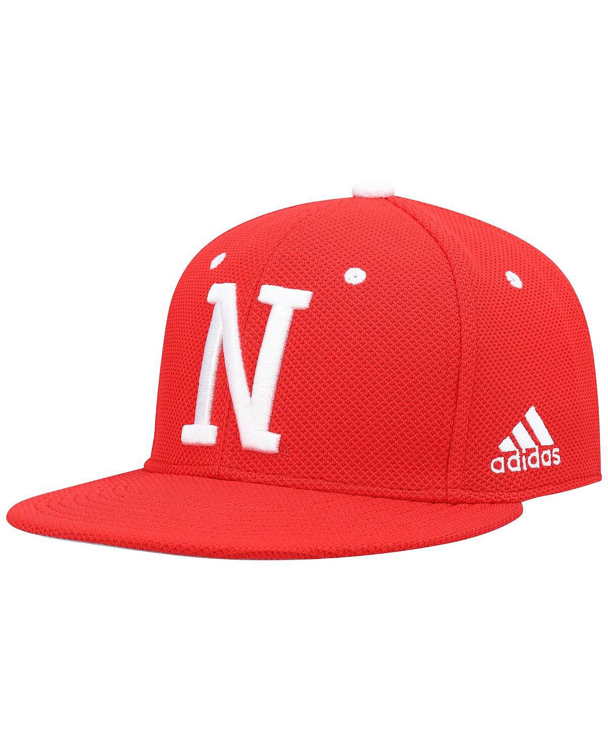 цена Мужская бейсбольная бейсболка с логотипом Scarlet Nebraska Huskers adidas