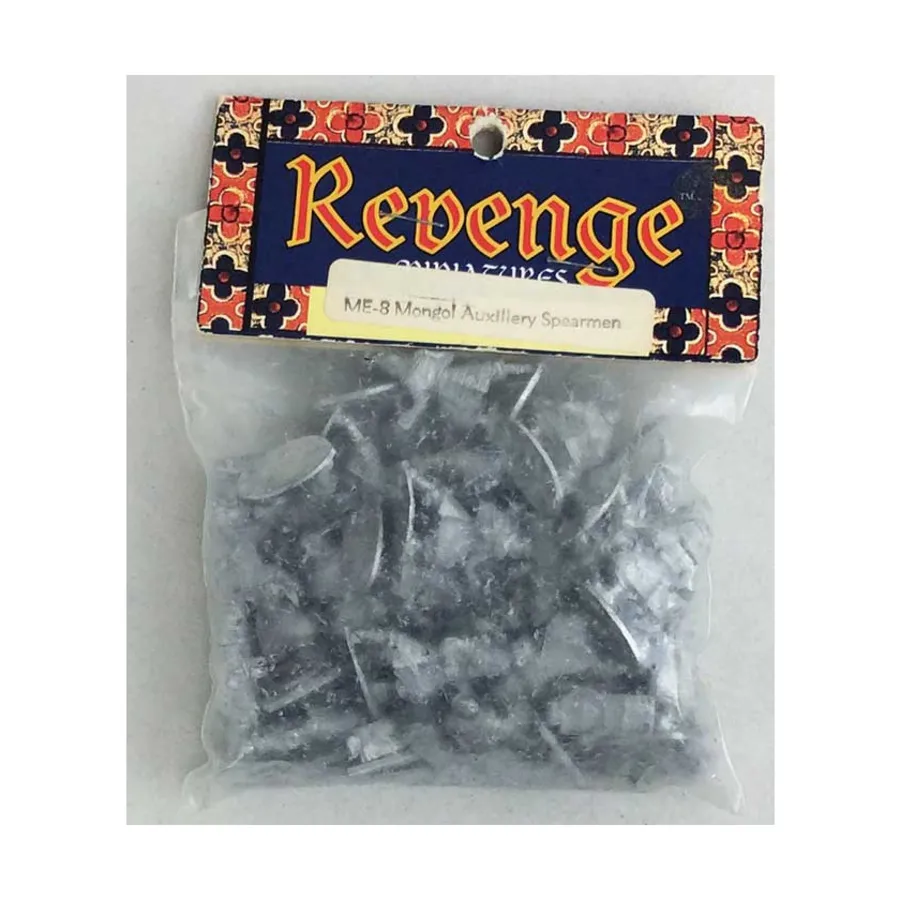 

Монгольские вспомогательные копейщики, Revenge Miniatures (25mm)
