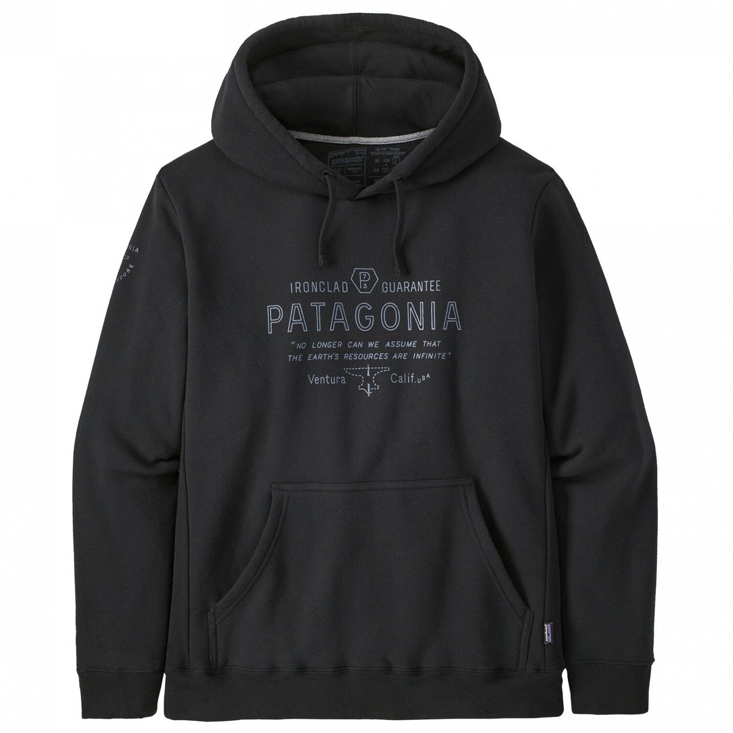 

Толстовка с капюшоном Patagonia Forge Mark Uprisal Hoody, черный