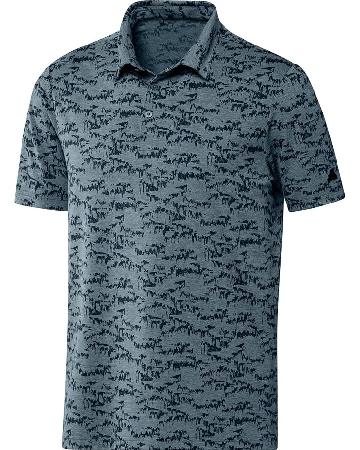 

Поло adidas Golf Go-To Printed, цвет Arctic Night