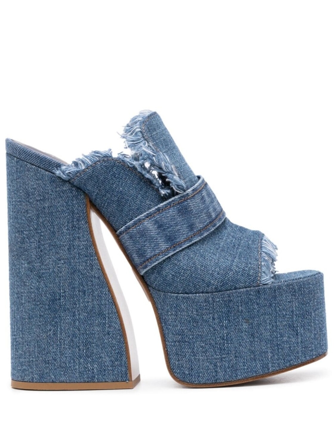 

Le Silla мюли на платформе, синий