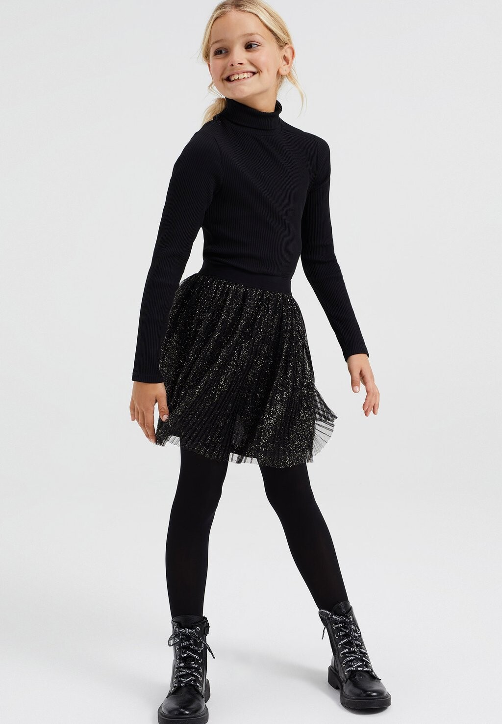 

Юбка А-силуэта TULE ROK MET DESSIN WE Fashion, цвет black