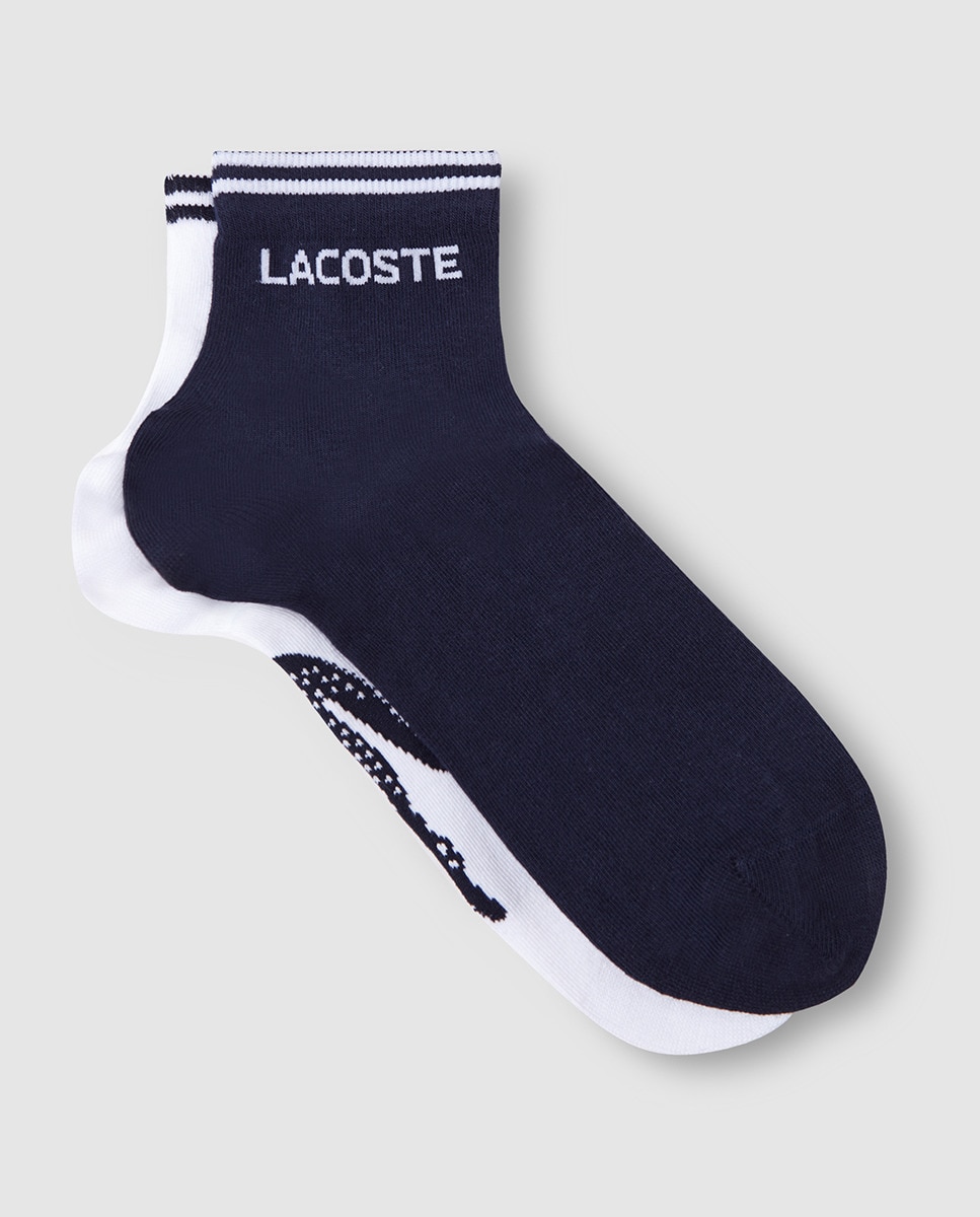 Набор из двух пар мужских спортивных носков Lacoste Lacoste комплект носков uniqlo темно синий