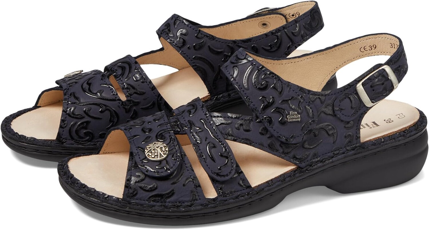 

Сандалии на плоской подошве Gomera-S Finn Comfort, цвет Blue Arabesque