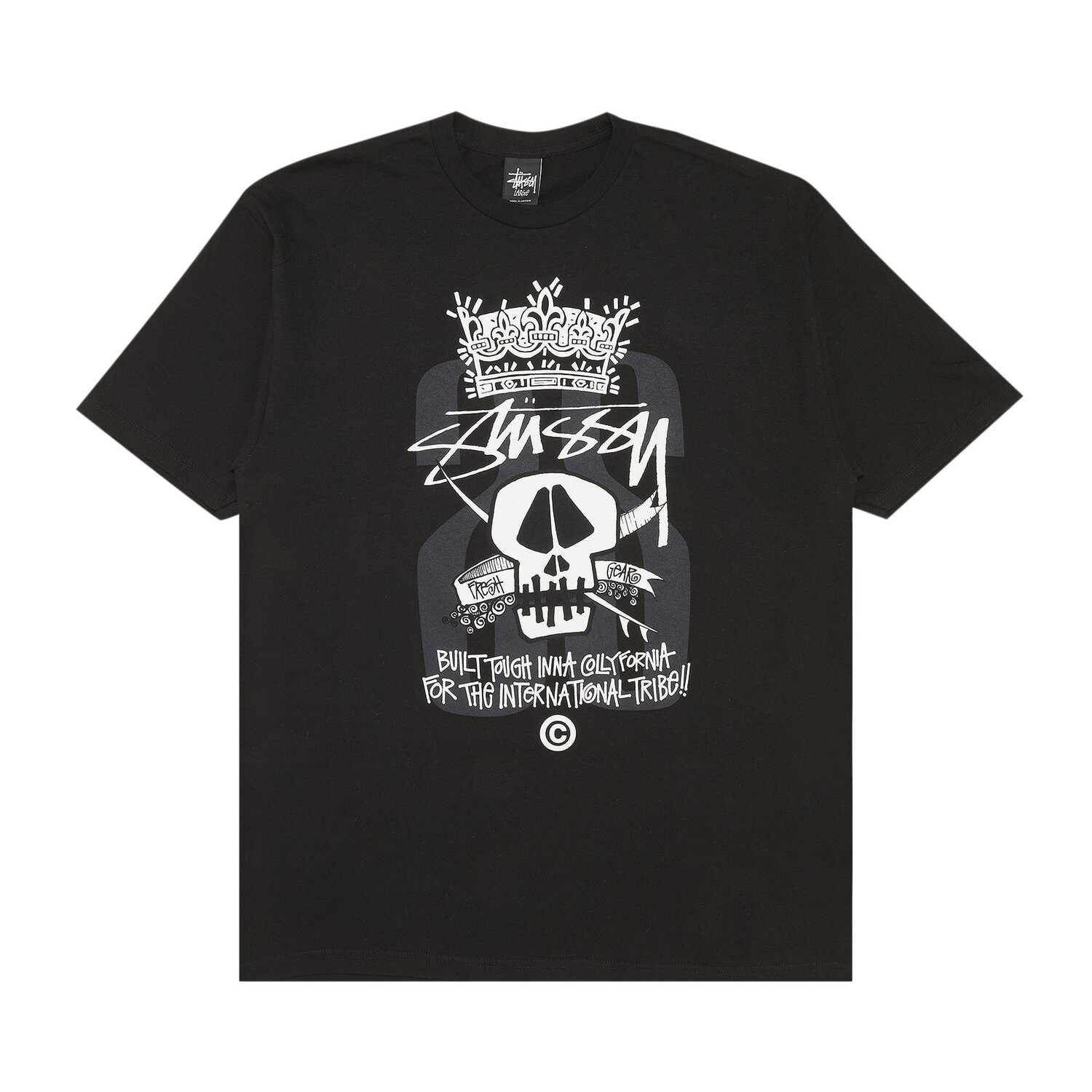 

Футболка Stussybuilt Tough Collyfornia, черная, Черный