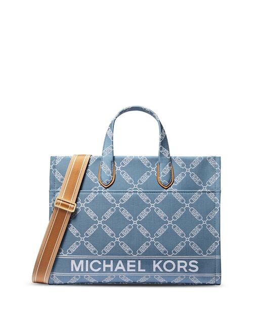 

Большая сумка-тоут Gigi с монограммой Michael Kors, цвет Blue