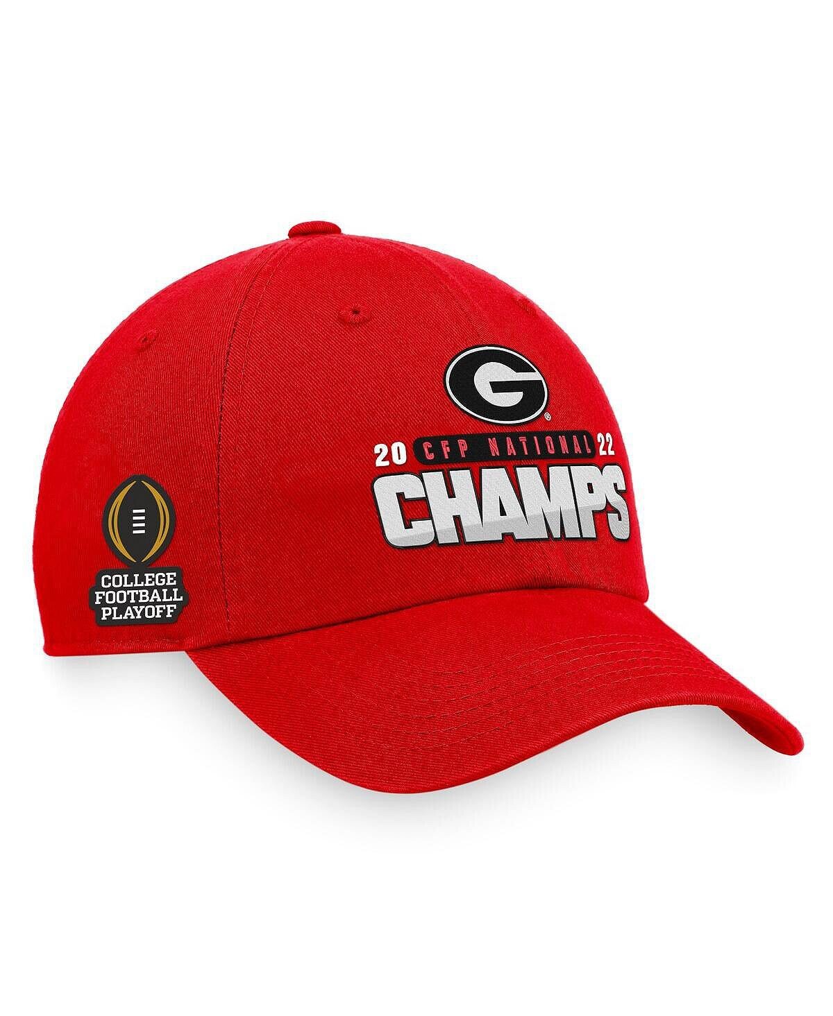 

Мужская бейсболка Red Georgia Bulldogs College Football Playoff 2022 National Champions Script Arch Crew Top of the World