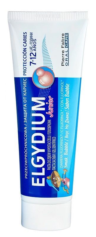 Elgydium Junior Bubble зубная паста для детей, 50 ml зубная паста гель для взрослых и детей elgydium junior aroma bubble 50 мл