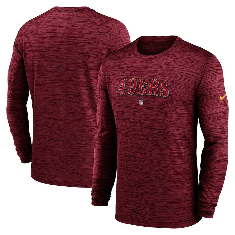 

Футболка с длинным рукавом Nike San Francisco 49Ers, алый
