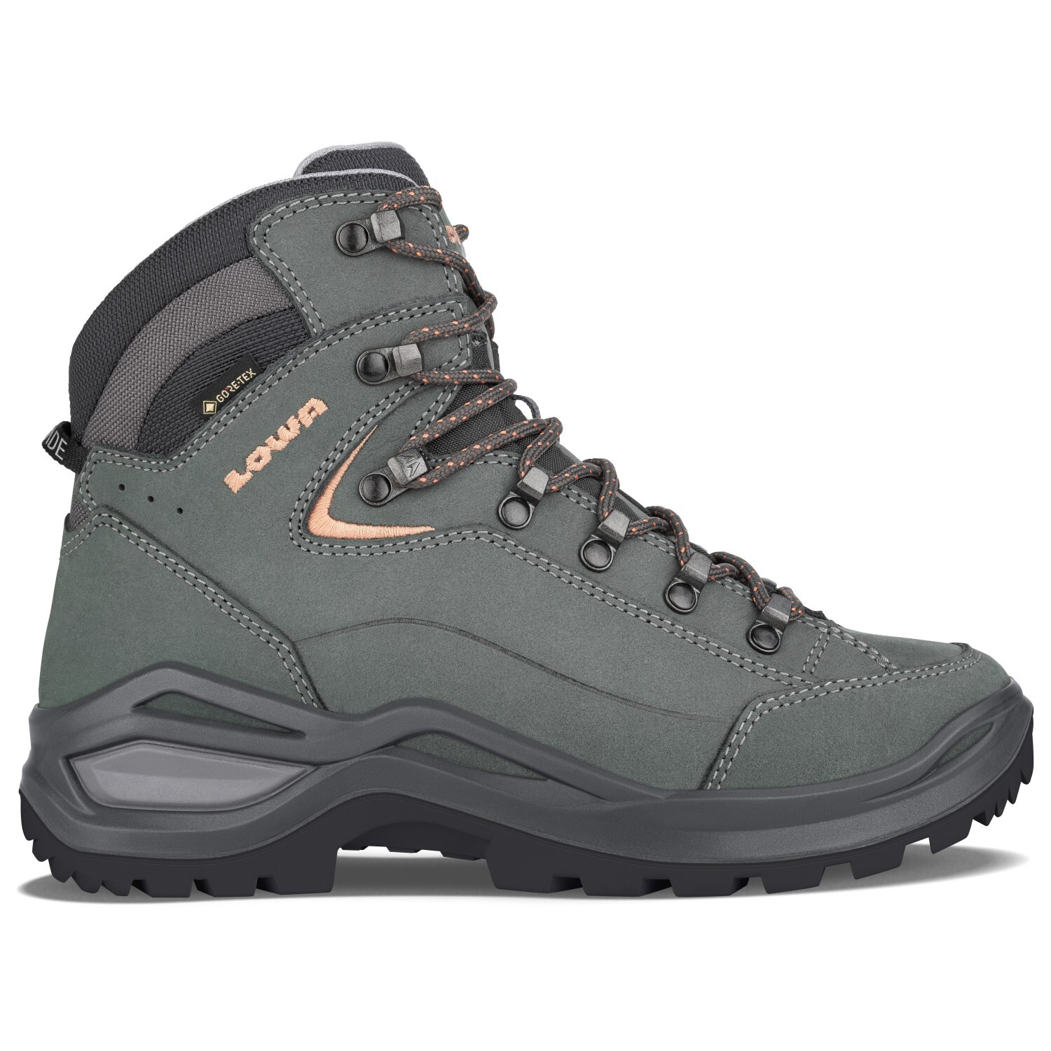 

Походная обувь Lowa Renegade Evo GTX Mid Wide, цвет Graphit/Aprikose