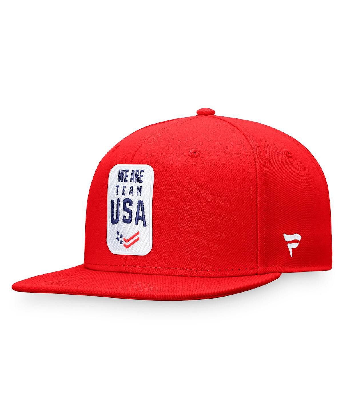 

Мужская красная кепка Snapback с фирменным логотипом Fanatics