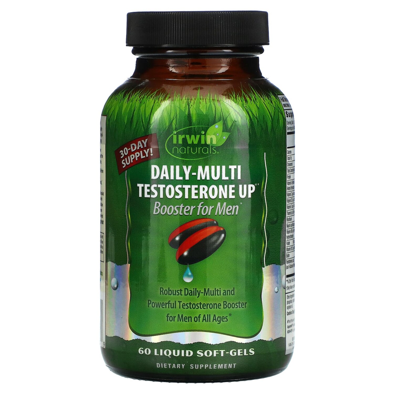 

Daily-Multi Testosterone Up Booster для мужчин, 60 желатиновых капсул, Irwin Naturals