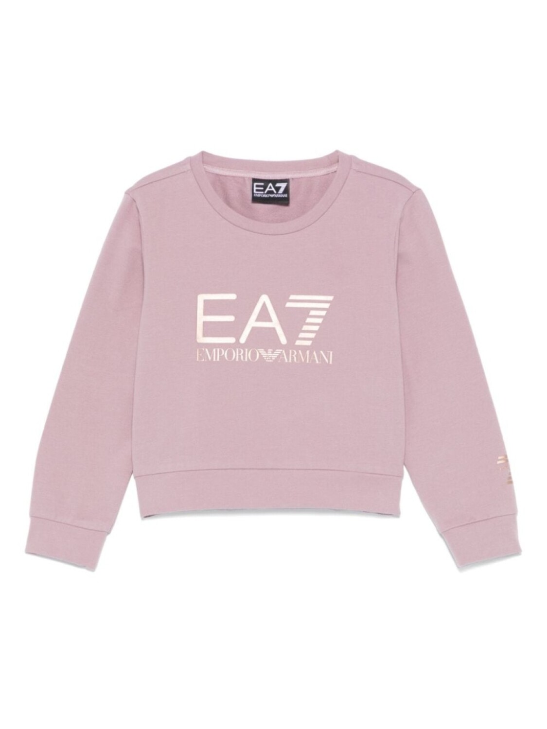 

Emporio Armani Kids толстовка с логотипом, фиолетовый