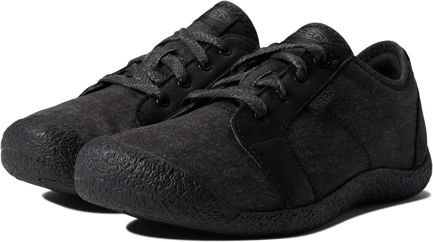 

Кроссовки Howser Canvas Lace-Up KEEN, цвет Black/Black