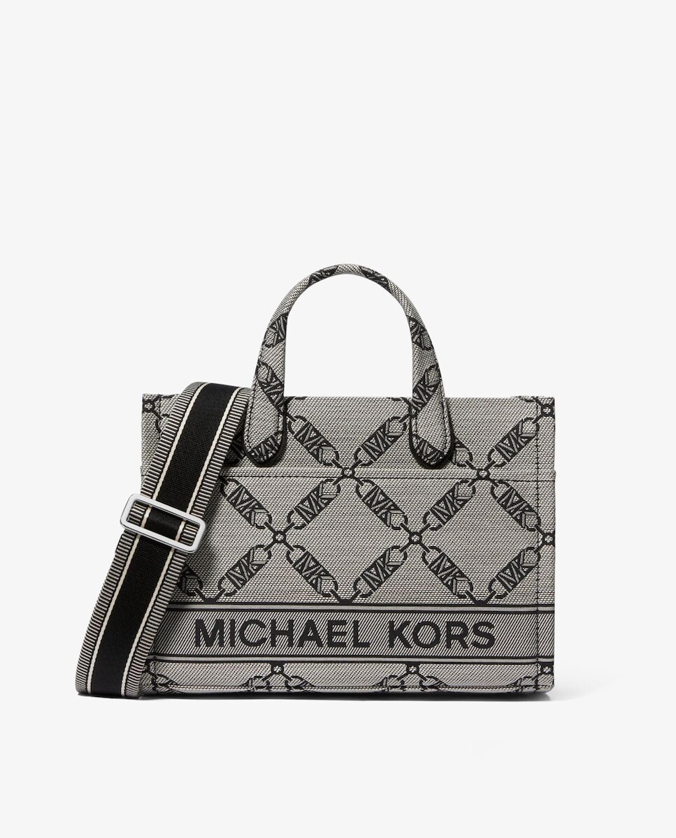 

Сумочка Gigi, трансформируемая в сумку через плечо с принтом Michael Michael Kors, серый