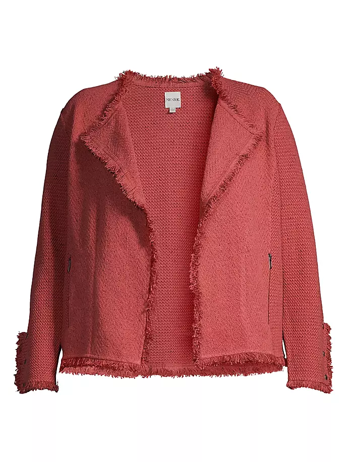 

Вязаная куртка из смесового хлопка Nic+Zoe, Plus Size, цвет spice