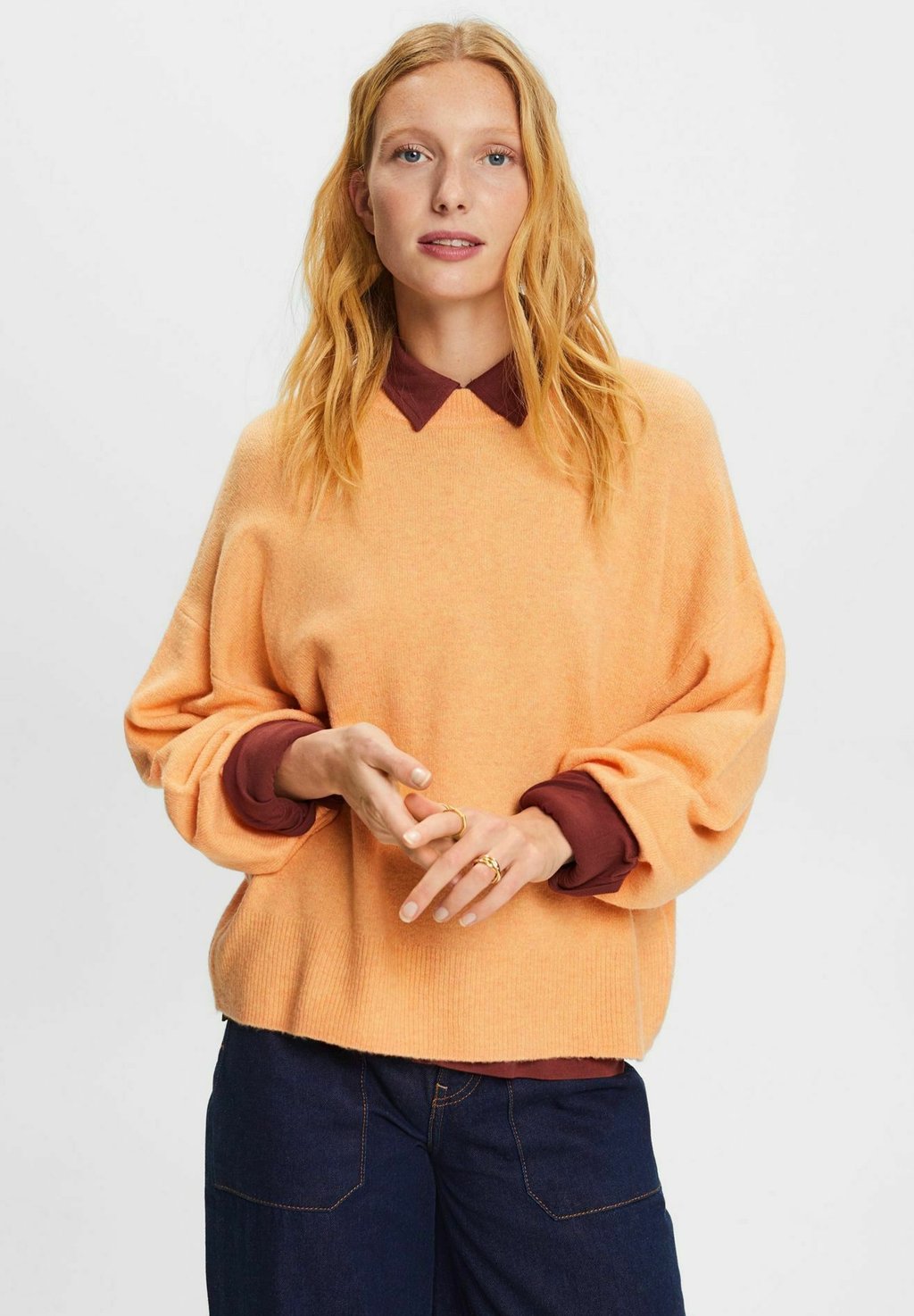 Вязаный свитер Esprit, цвет peach 5