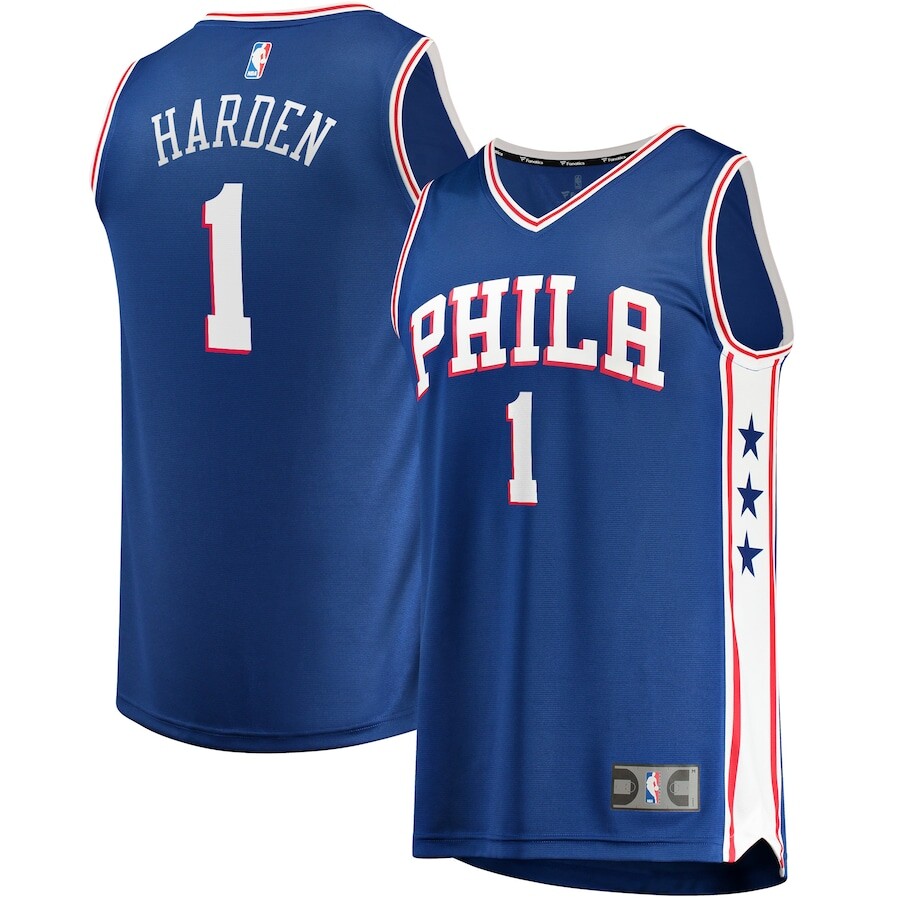 

Джерси Fanatics Branded Philadelphia 76Ers, роял