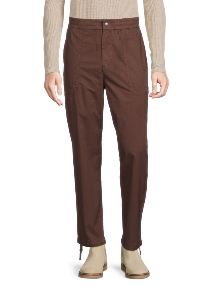 

Брюки из смесового хлопка Oscar Пресс-папье Pima Rag & Bone, цвет Mahogany