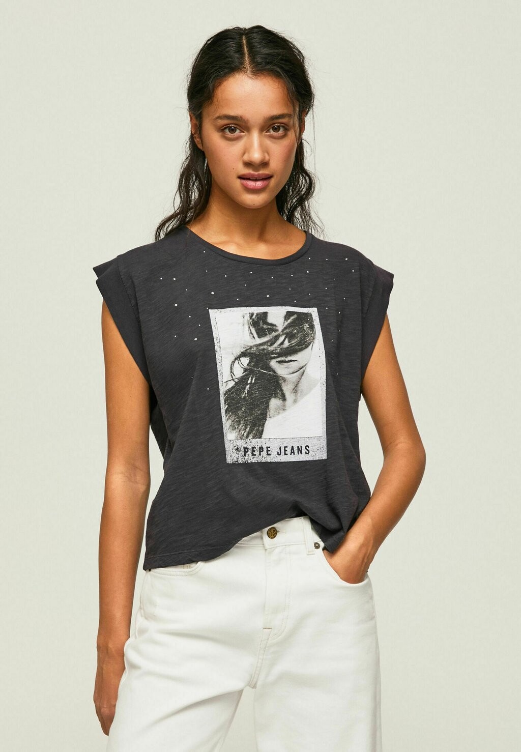 

Футболка с принтом Pepe Jeans