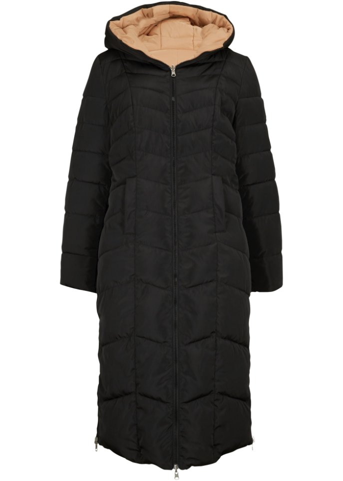 Двустороннее стеганое пальто Bpc Selection Premium, черный