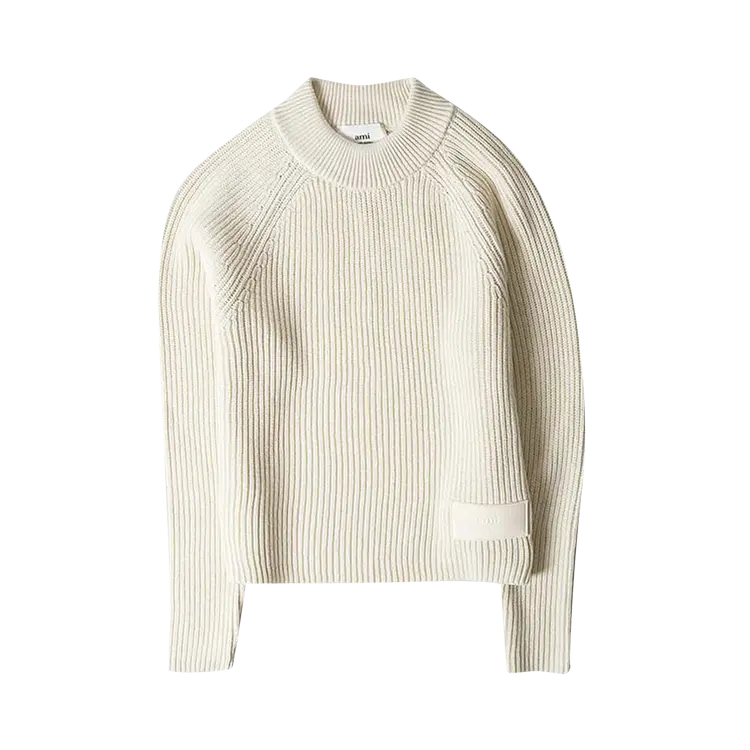

Свитер Ami Label Knit 'Ivory', кремовый, Бежевый
