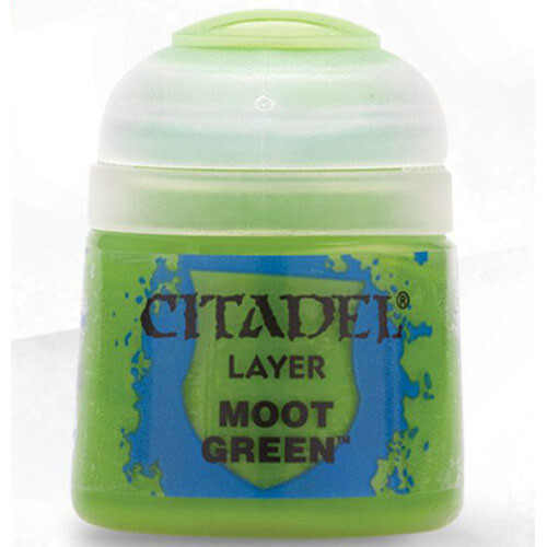 

Миниатюра Games Workshop Citadel Layer Paint: Moot Green (12ml)