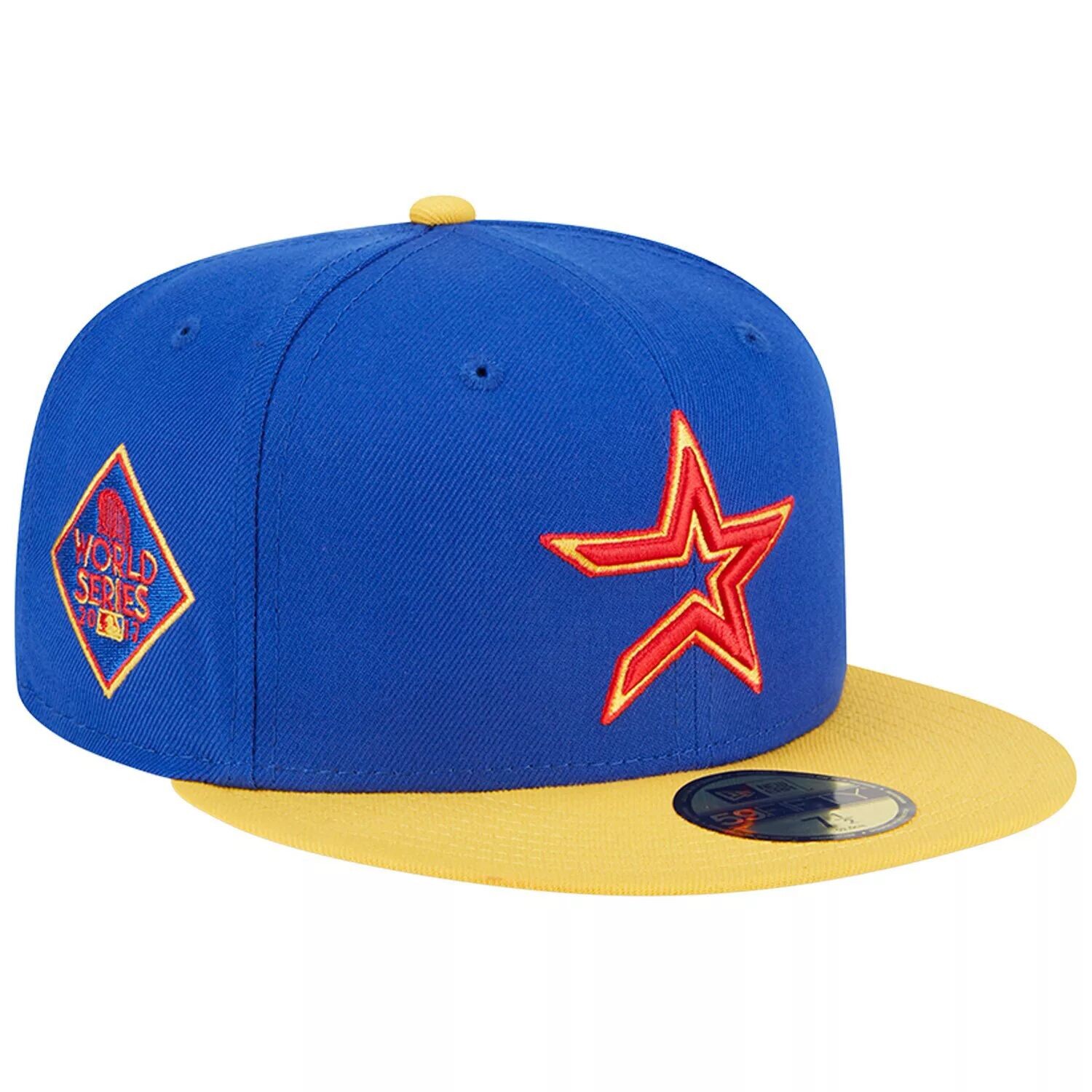 

Мужская приталенная шляпа New Era Royal/желтый Houston Astros Empire 59FIFTY