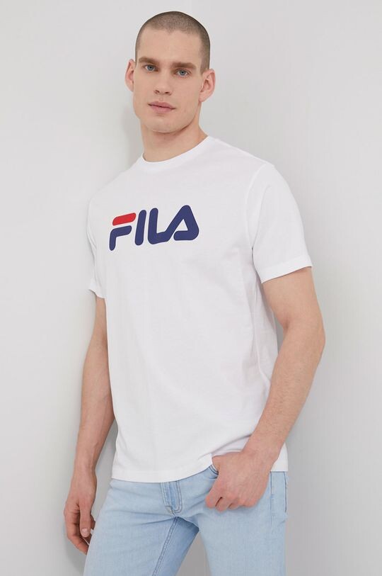 

Хлопковая футболка Fila, белый