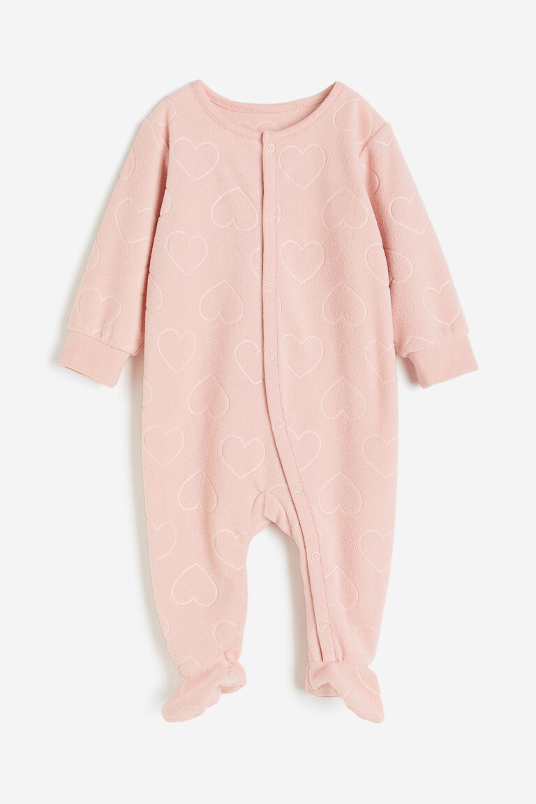 Универсальная пижама из флиса H&M, розовый брюки из флиса h