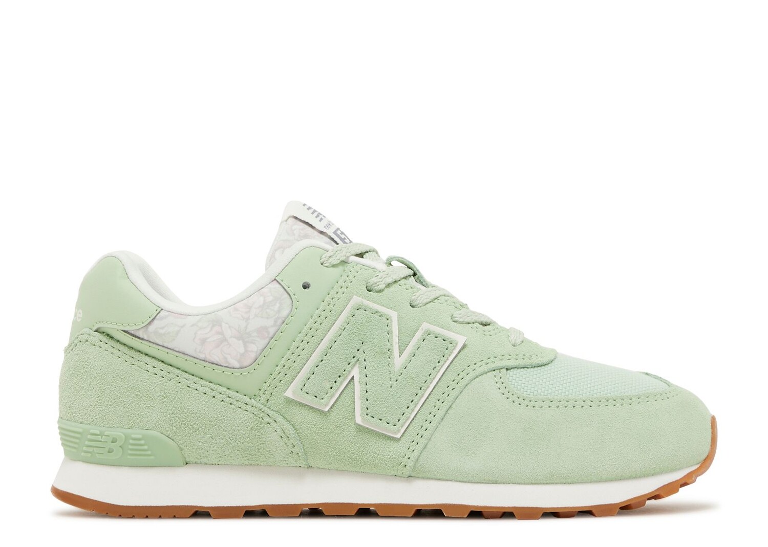 

Кроссовки New Balance 574 Big Kid 'Floral - Avocado Gum', зеленый