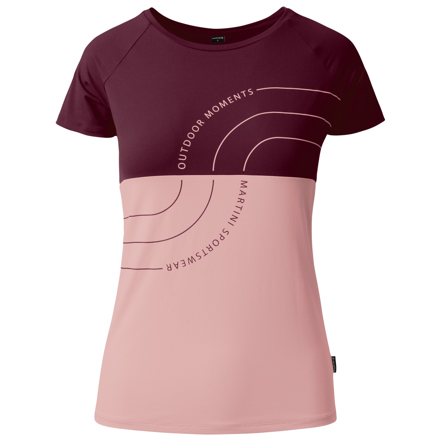 Функциональная рубашка Martini Women's Via Shirt Dynamic, цвет wild rose/fairy tale