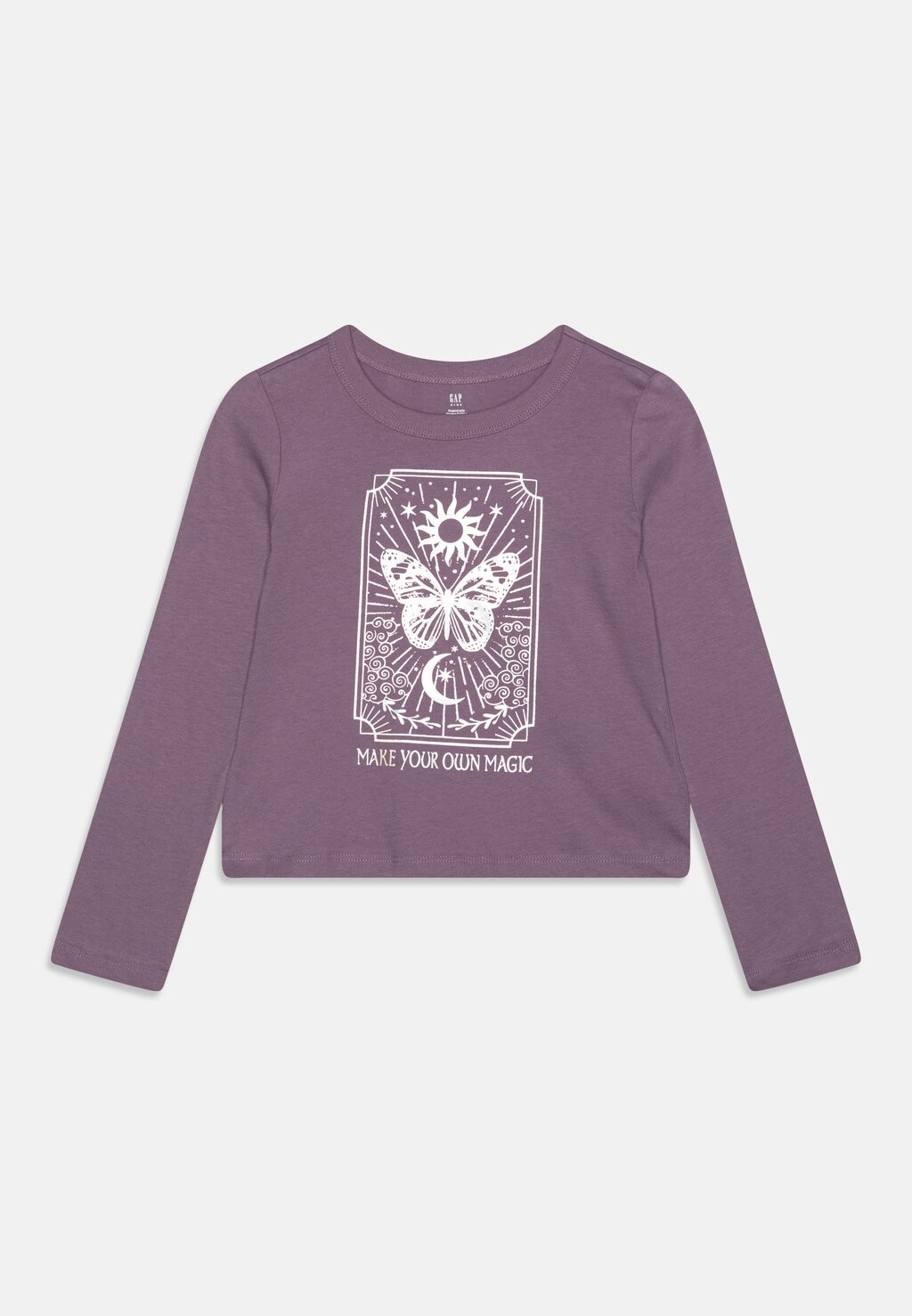 

Футболка с длинным рукавом Value Graphic Tee GAP, цвет amethyst
