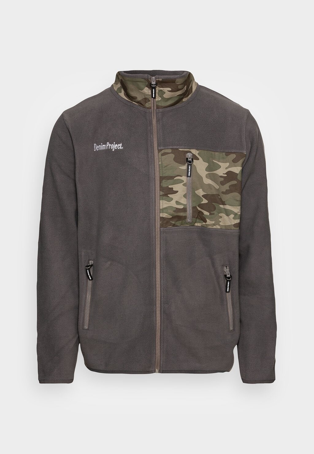 

Флисовая куртка Denim Project КУРТКА КАРМАН НА МОЛНИИ, цвет steel grey
