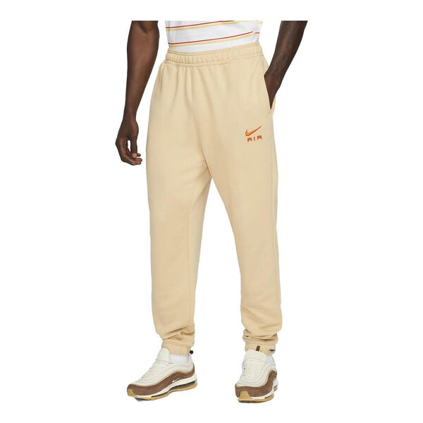 

Брюки Nike Air French Terry Joggers 'Safety Orange', цвет sesame/safety orange