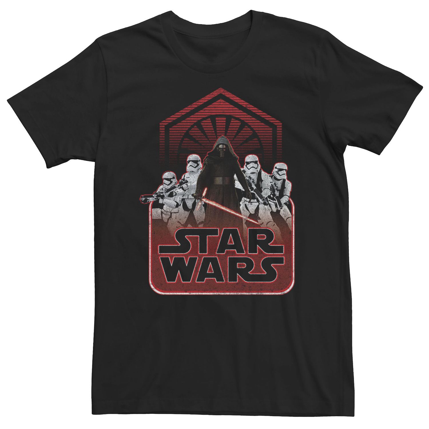 Мужская футболка Kylo Ren & Troopers First Order Star Wars цена и фото