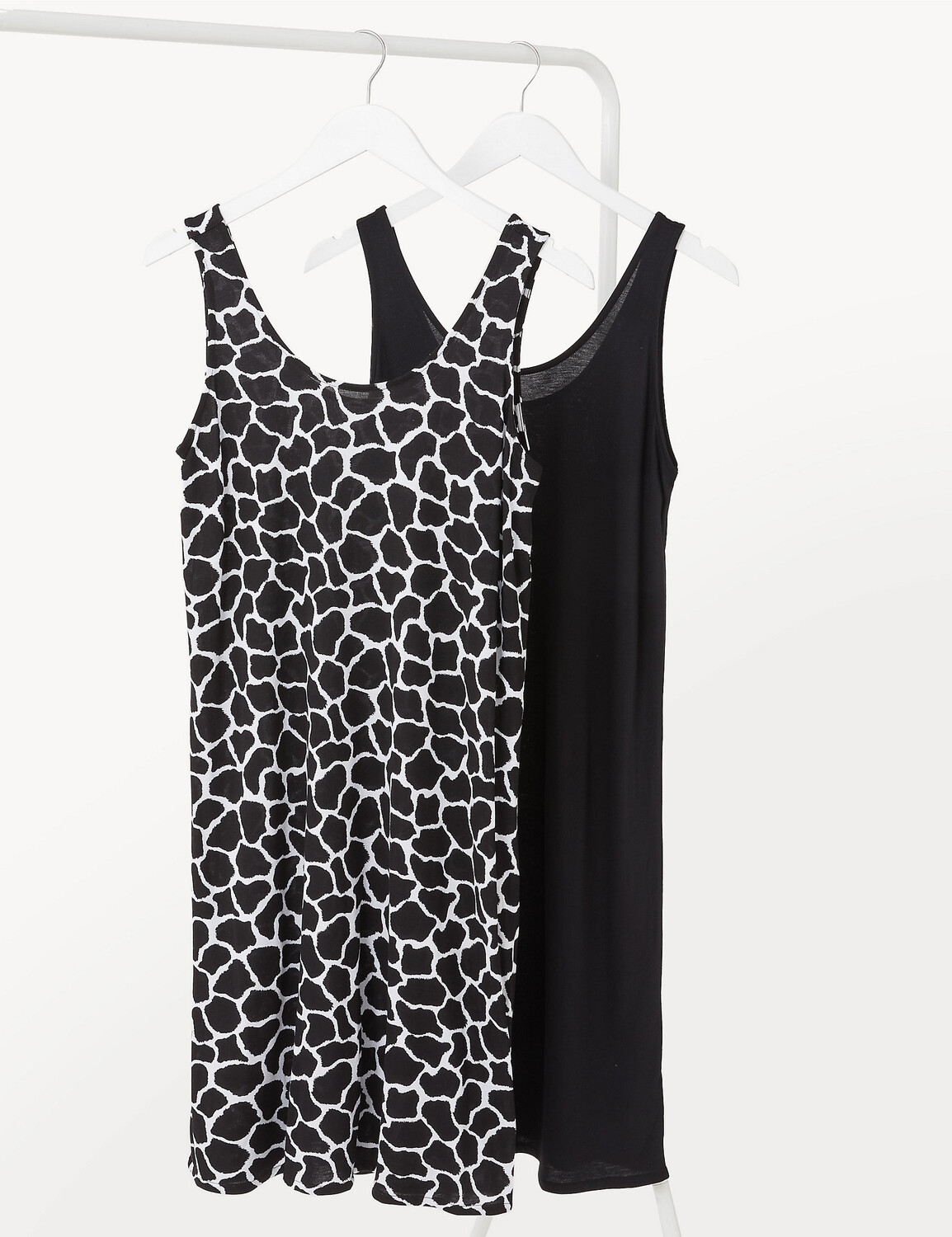 

2 комбинезонных платья из джерси длиной до колена Marks & Spencer, черный микс