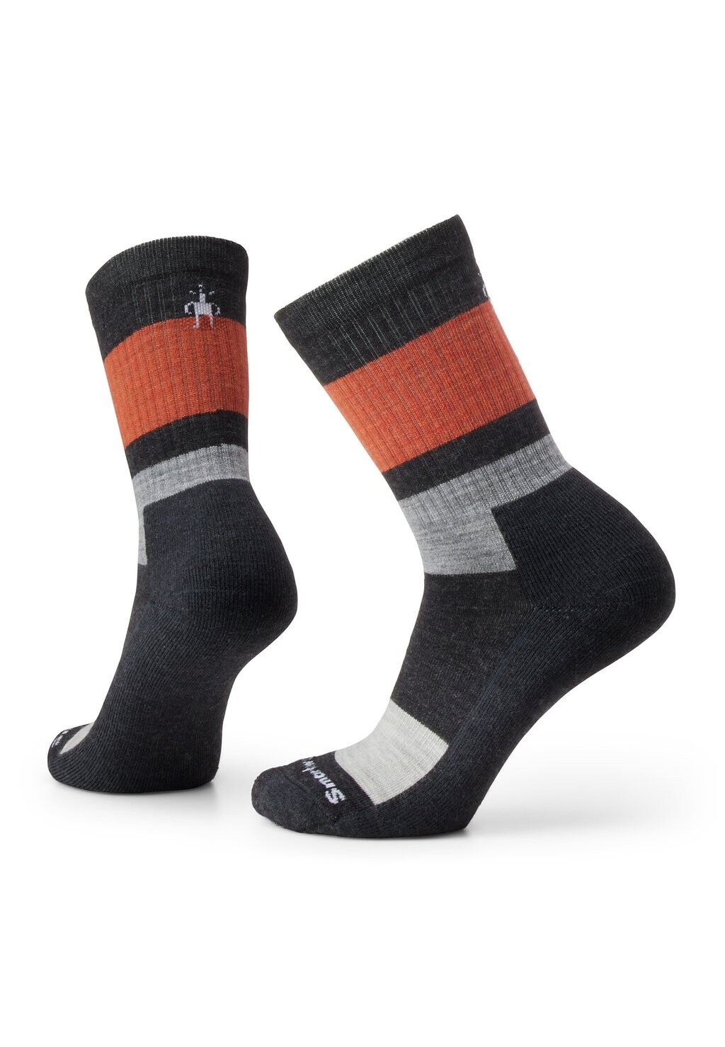 

Спортивные носки Everyday Blocked Stripe Crew Smartwool, цвет charcoal