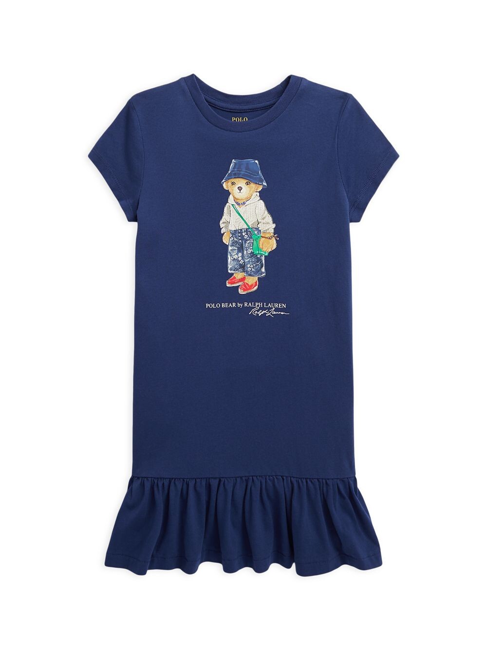

Платье-рубашка Polo Bear для маленьких девочек Polo Ralph Lauren