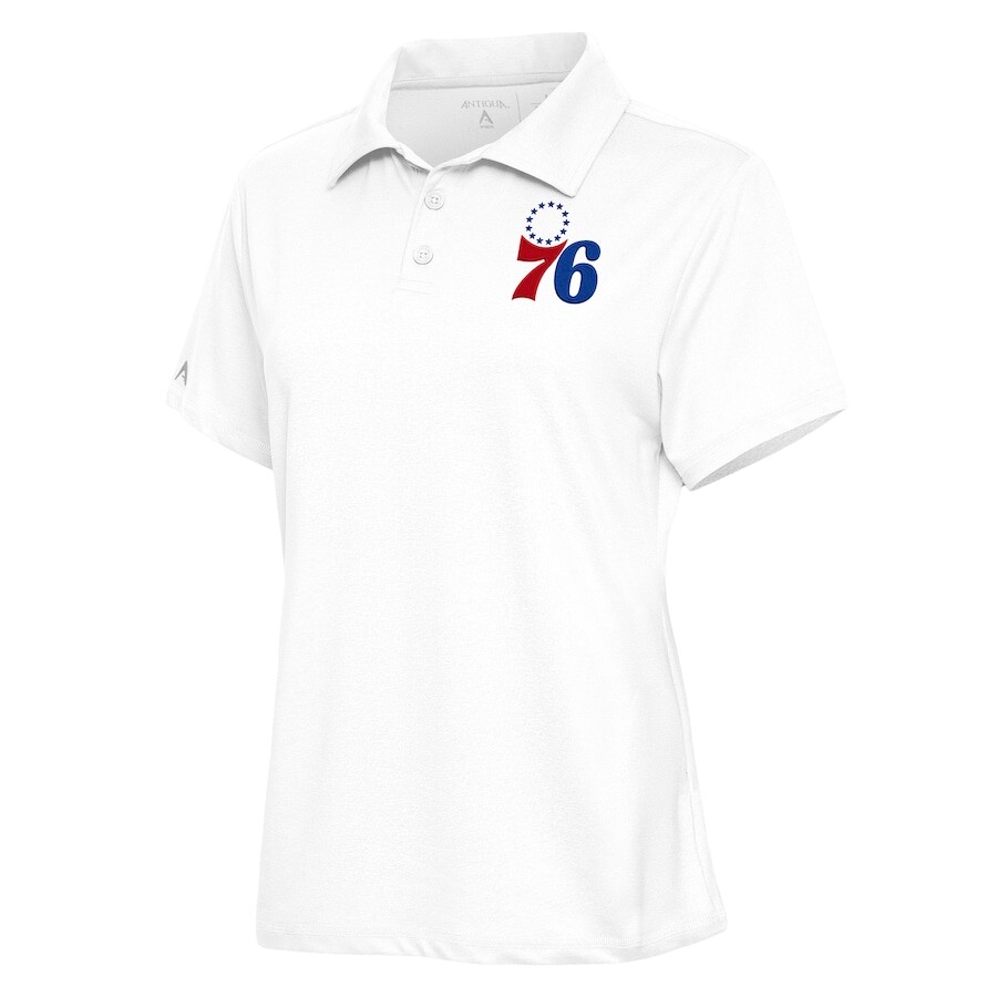 

Поло с коротким рукавом Antigua Philadelphia 76Ers, белый