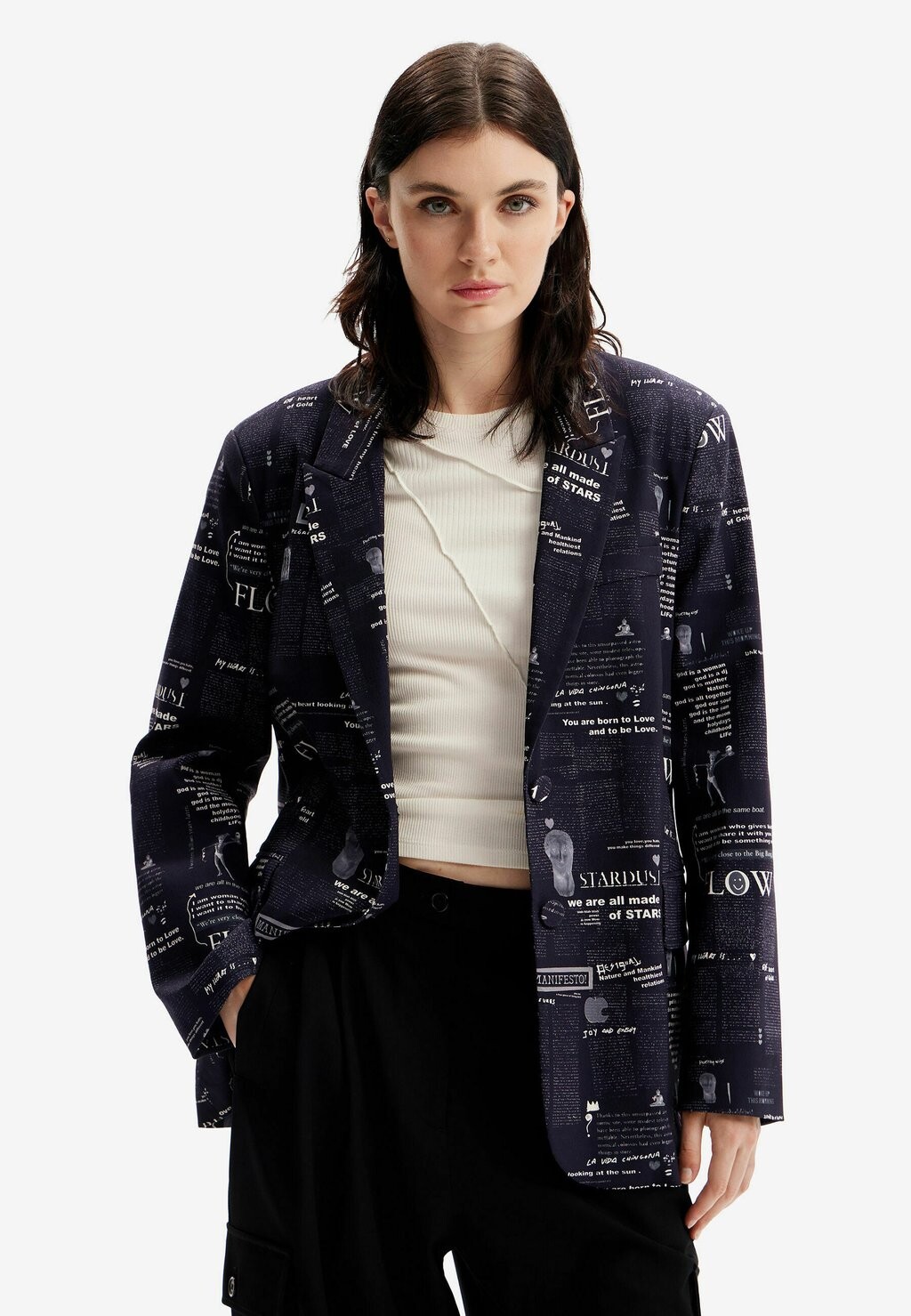 

Блейзер Desigual, черный