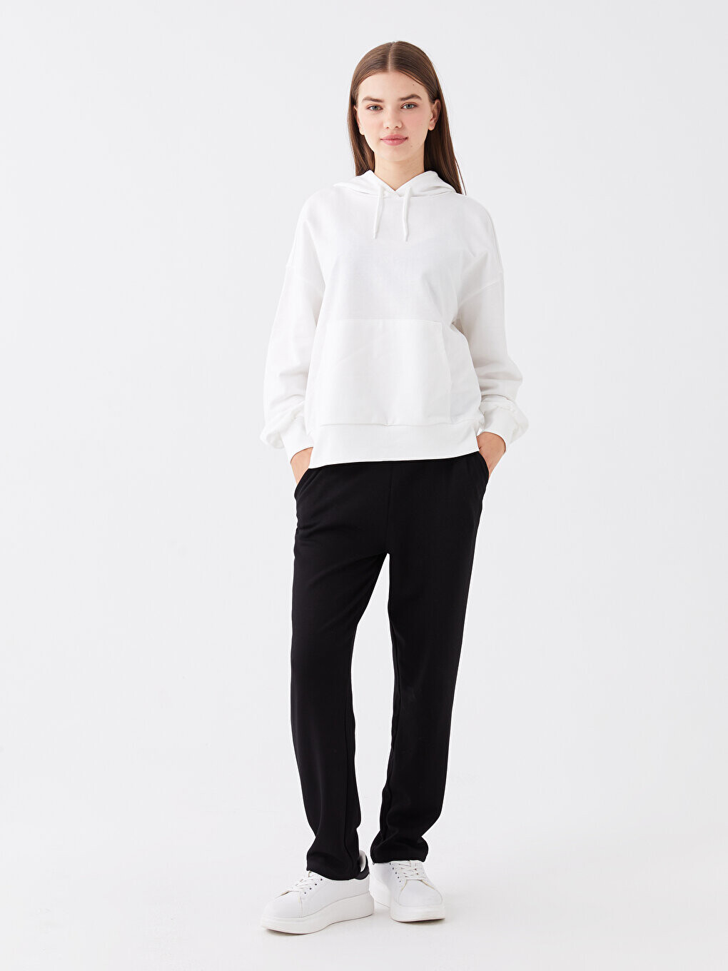 

Удобные женские спортивные штаны с эластичной резинкой на талии LCW Casual, черный