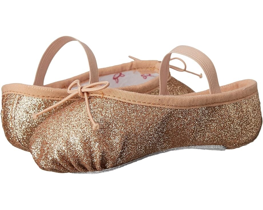 

Кроссовки Bloch Glitter Dust Ballet Slipper, золотой