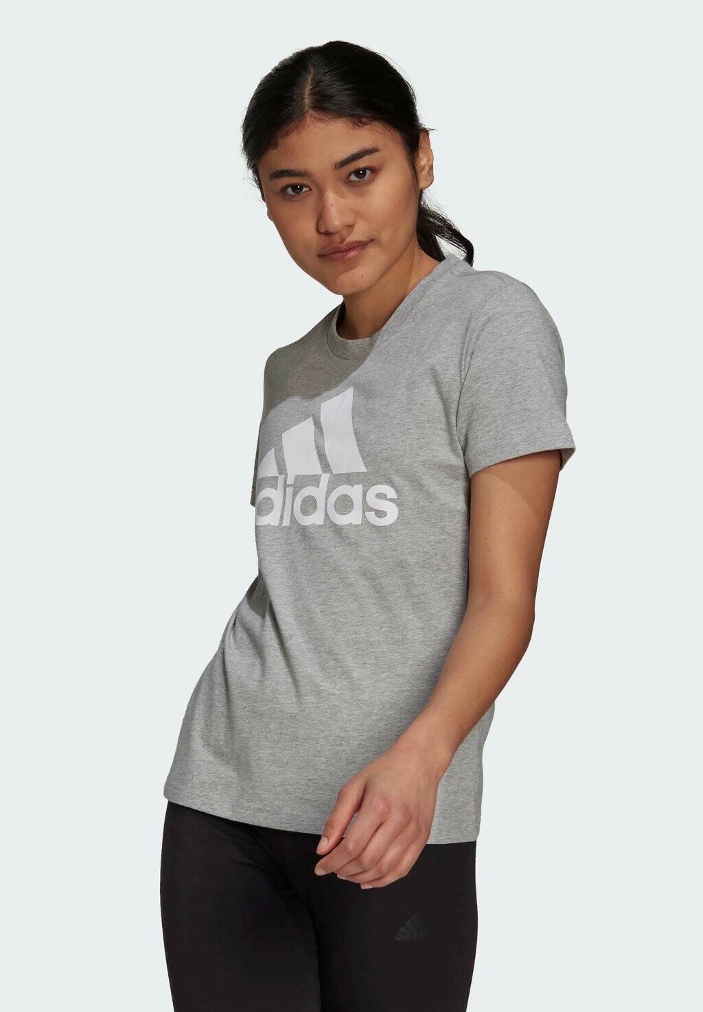 

Футболка с принтом Adidas, Серый