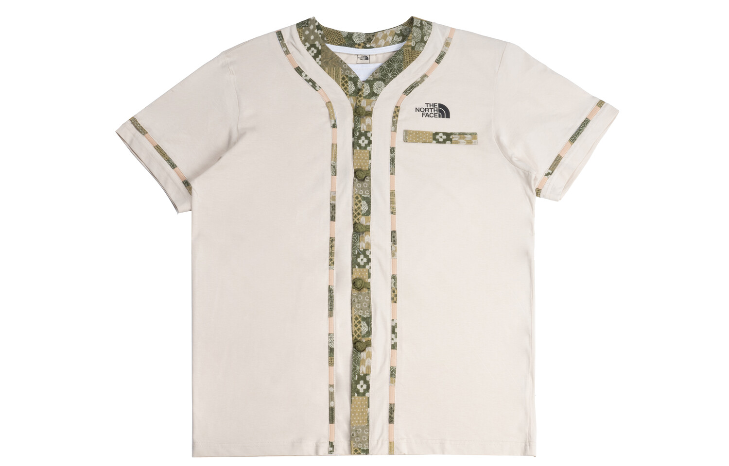 

Футболка унисекс бежевая The North Face, цвет Apricot