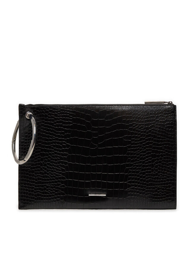 

Вечерняя сумка Ck Ring Clutch_Croco Calvin Klein, черный