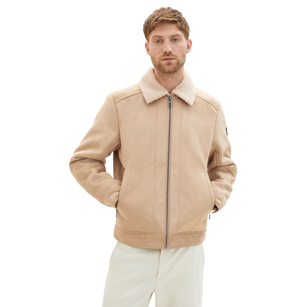 

Куртка Tom Tailor 1037361 Fake Leather, бежевый