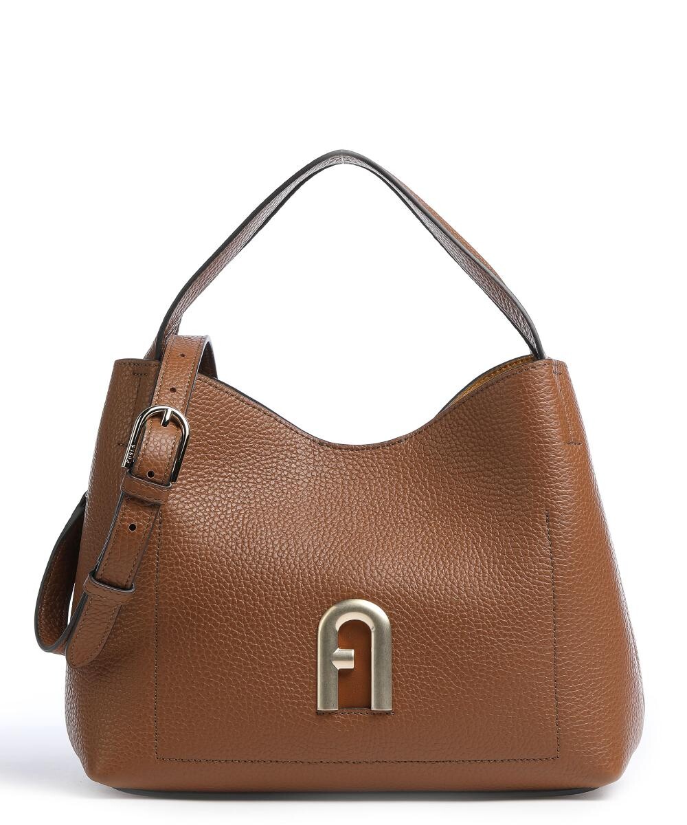 

Сумка-ведро Primula S из зерненой кожи Furla, коричневый