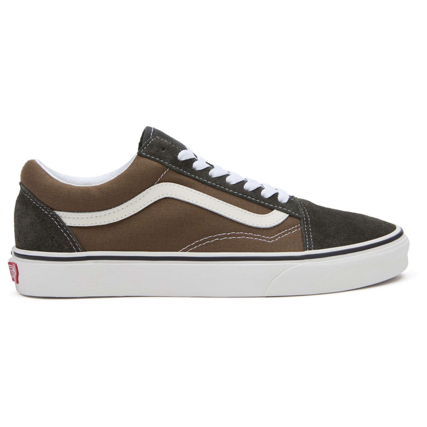 

Кроссовки Vans Old Skool, цвет Canvas/Suede Pop Brown/Multi