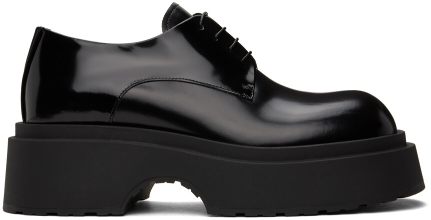 

Черные дерби на шнуровке Emporio Armani